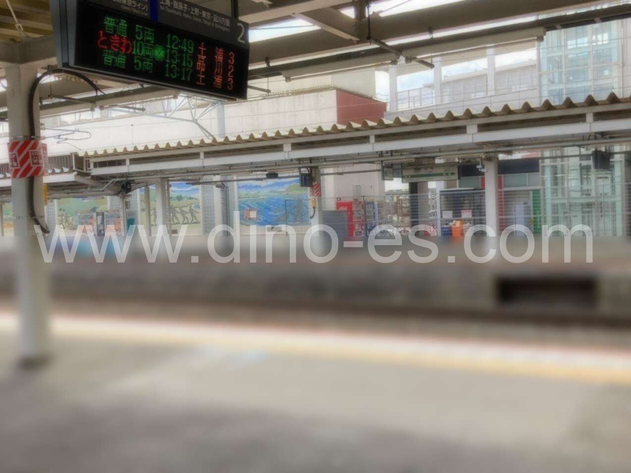 石岡メンズエステの駅前の写真です。picture of Ishioka station where to find spa and massage salons