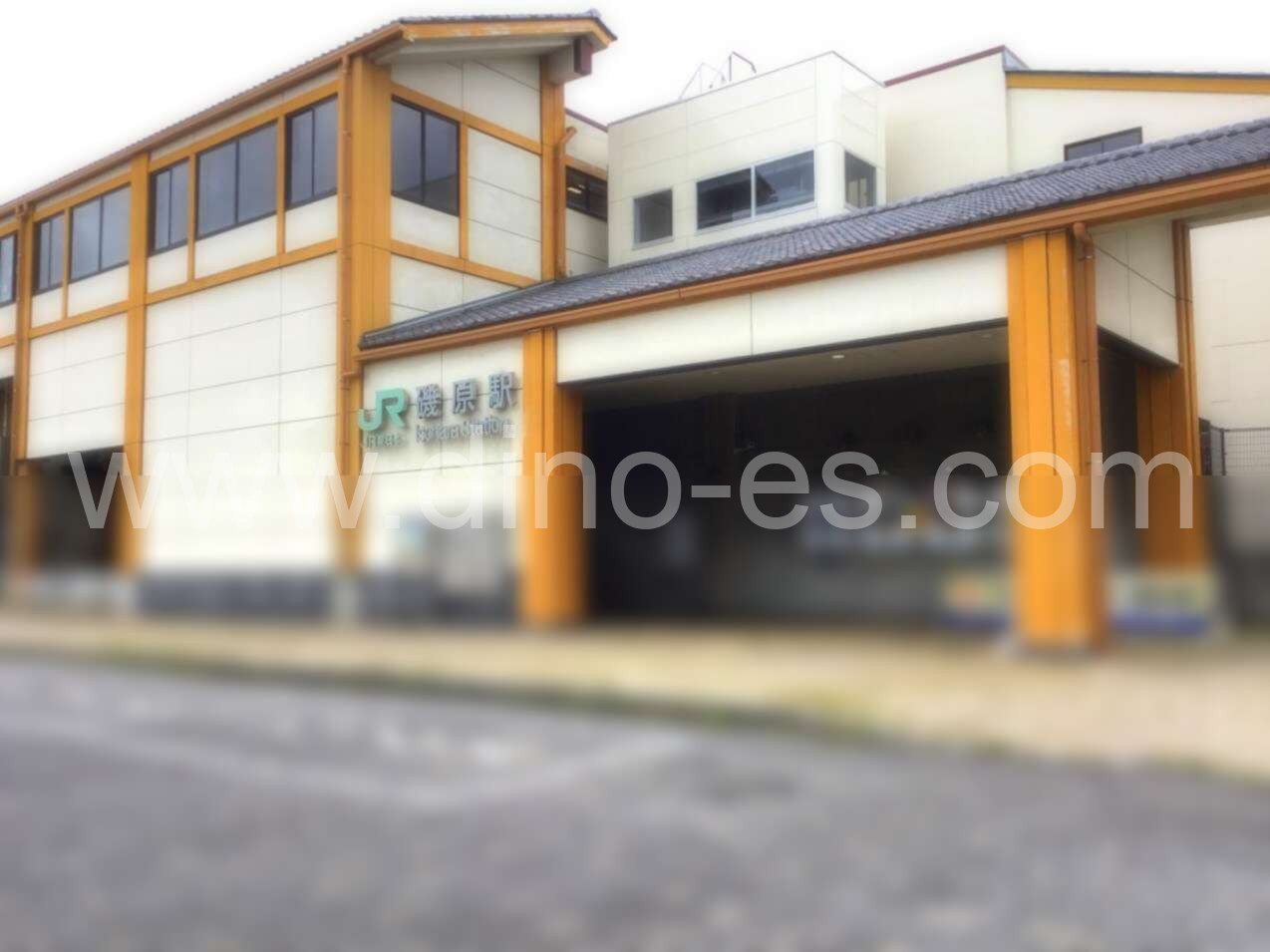 磯原メンズエステの駅前の写真です。picture of Isohara station where to find spa and massage salons