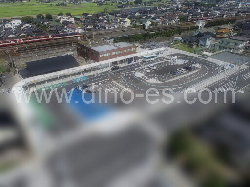 大洗メンズエステの駅前の写真です。picture of Ōarai station where to find spa and massage salons