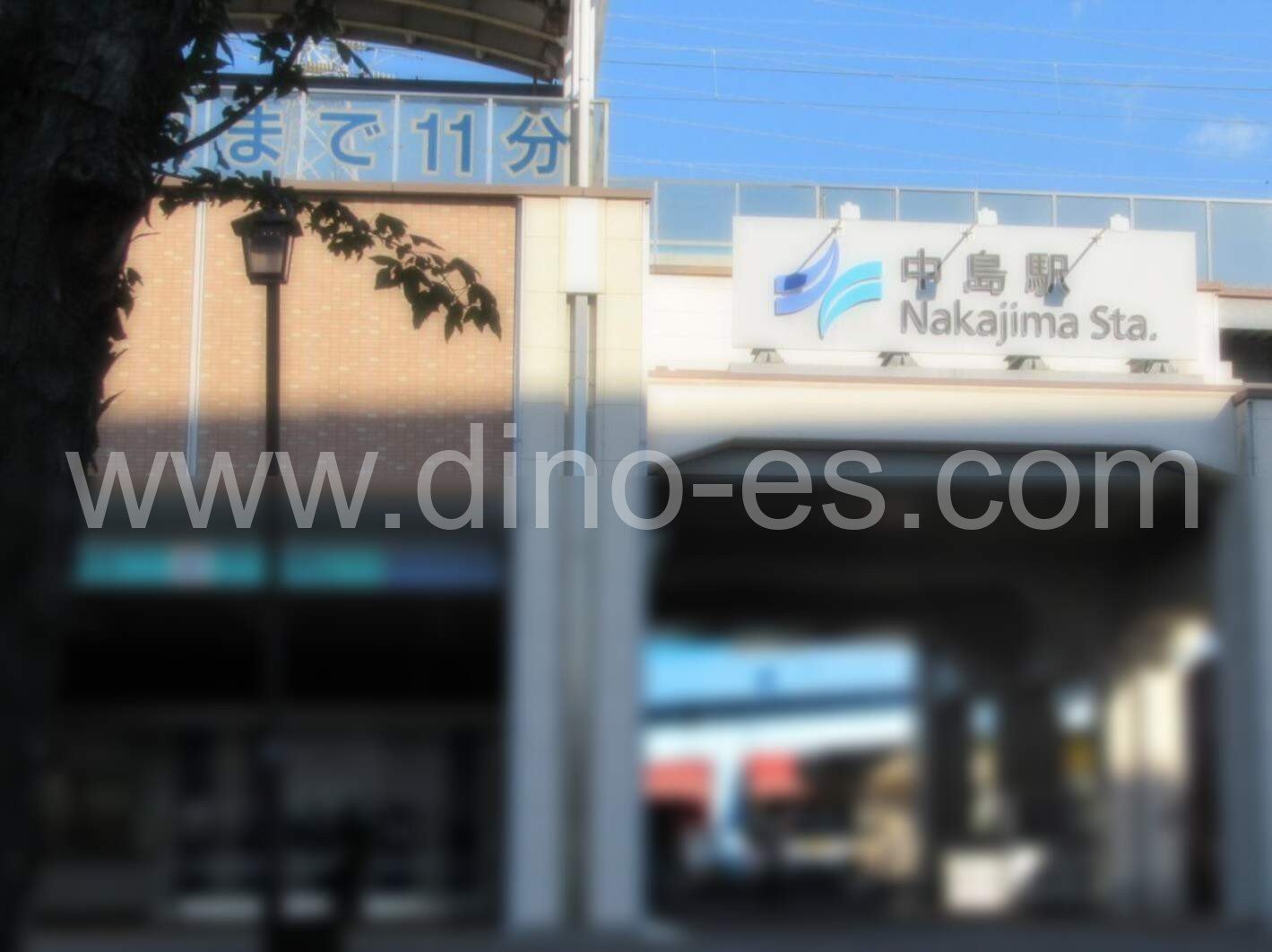 中島(愛知)メンズエステの駅前の写真です。picture of Nakajima station where to find spa and massage salons