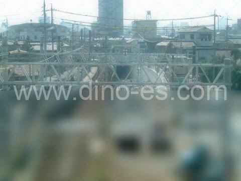 味鋺メンズエステの駅前の写真です。picture of Ajima station where to find spa and massage salons