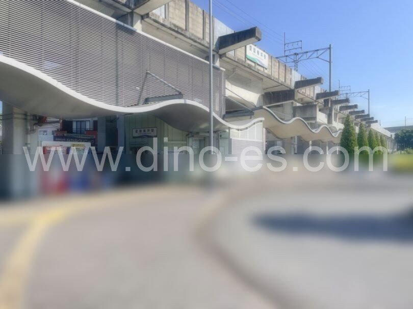 愛環梅坪メンズエステの駅前の写真です。picture of Aikan-Umetsubo station where to find spa and massage salons