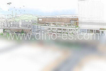 岡崎メンズエステの駅前の写真です。picture of Okazaki station where to find spa and massage salons