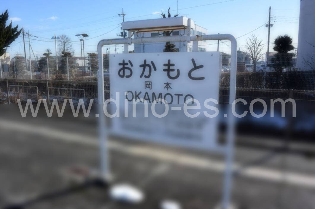 岡本(栃木)メンズエステの駅前の写真です。picture of Okamoto station where to find spa and massage salons