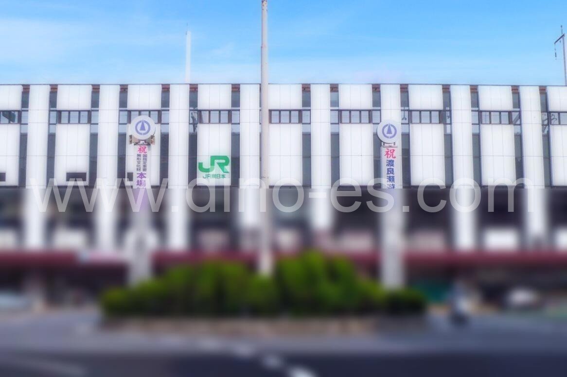 小山メンズエステの駅前の写真です。picture of Oyama station where to find spa and massage salons