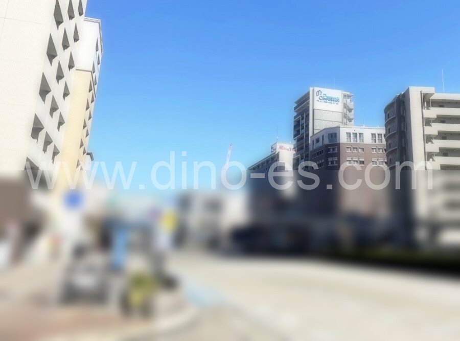 高岳メンズエステの駅前の写真です。picture of Takaoka station where to find spa and massage salons