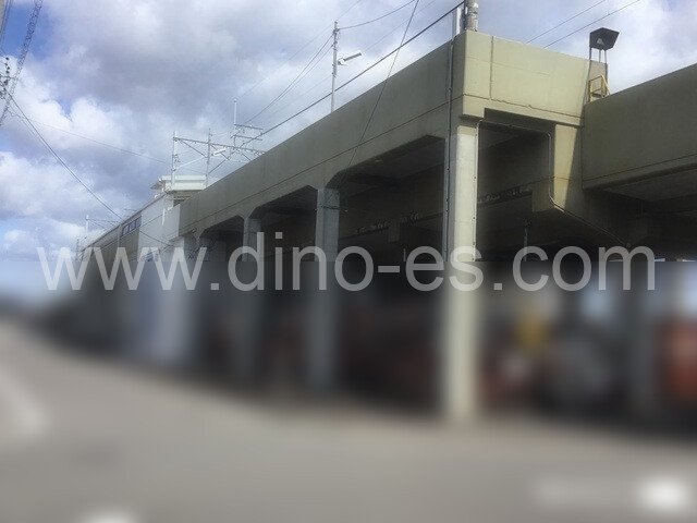 味岡メンズエステの駅前の写真です。picture of Ajioka station where to find spa and massage salons