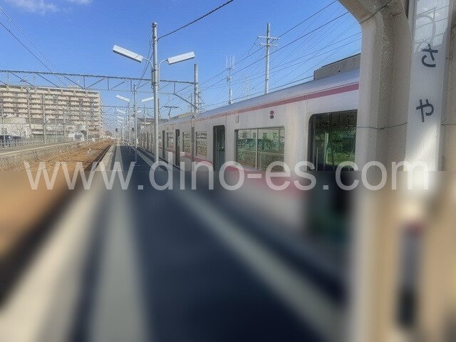 佐屋メンズエステの駅前の写真です。picture of Saya station where to find spa and massage salons