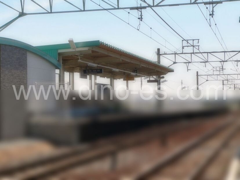 坂部メンズエステの駅前の写真です。picture of Sakabe station where to find spa and massage salons