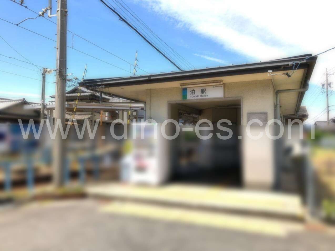 泊(三重)メンズエステの駅前の写真です。picture of Tomari station where to find spa and massage salons