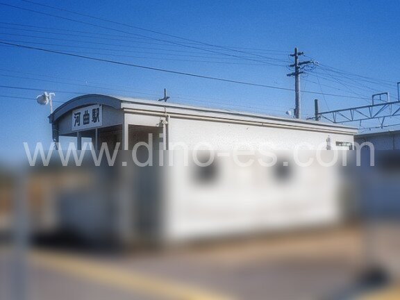 河曲メンズエステの駅前の写真です。picture of Kawano station where to find spa and massage salons