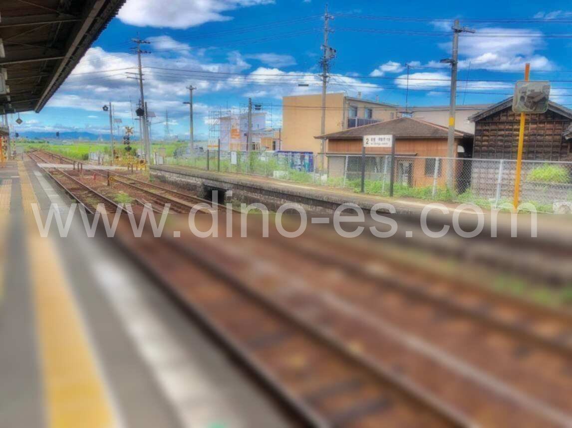 徳和メンズエステの駅前の写真です。picture of Tokuwa station where to find spa and massage salons