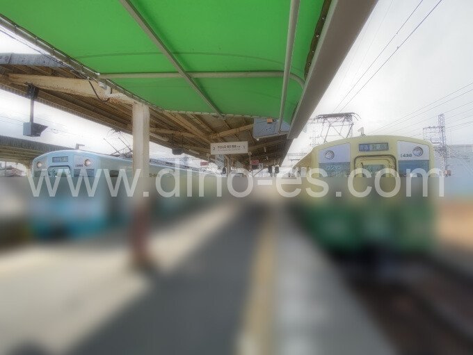 明星メンズエステの駅前の写真です。picture of Myōjō station where to find spa and massage salons