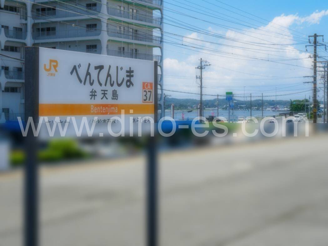 弁天島メンズエステの駅前の写真です。picture of Bentenjima station where to find spa and massage salons