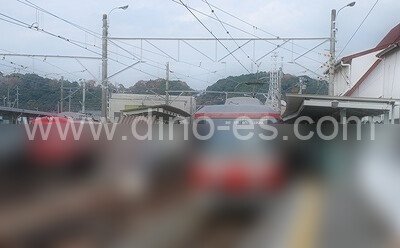 西鹿島メンズエステの駅前の写真です。picture of Nishi-Kajima station where to find spa and massage salons