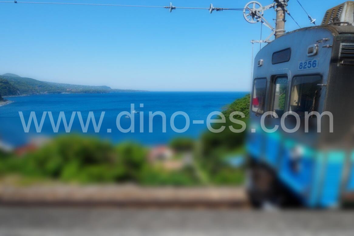 伊豆北川メンズエステの駅前の写真です。picture of Izu-Hokkawa station where to find spa and massage salons