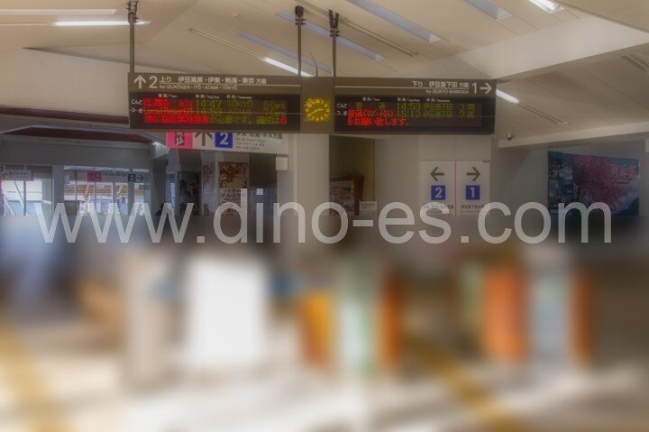 河津メンズエステの駅前の写真です。picture of Kawazu station where to find spa and massage salons