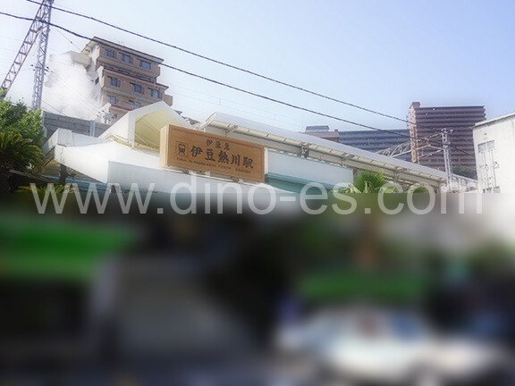伊豆熱川メンズエステの駅前の写真です。picture of Izu-Atagawa station where to find spa and massage salons