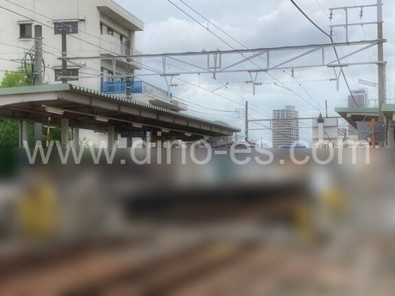 田神メンズエステの駅前の写真です。picture of Tagami station where to find spa and massage salons