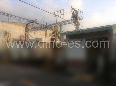 茶所メンズエステの駅前の写真です。picture of Chajo station where to find spa and massage salons