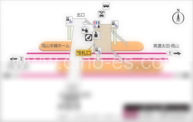 鵜沼メンズエステの駅前の写真です。picture of Unuma station where to find spa and massage salons