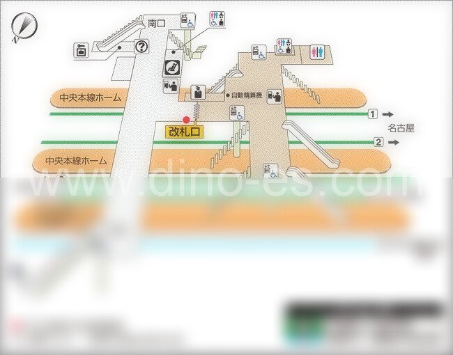 多治見メンズエステの駅前の写真です。picture of Tajimi station where to find spa and massage salons