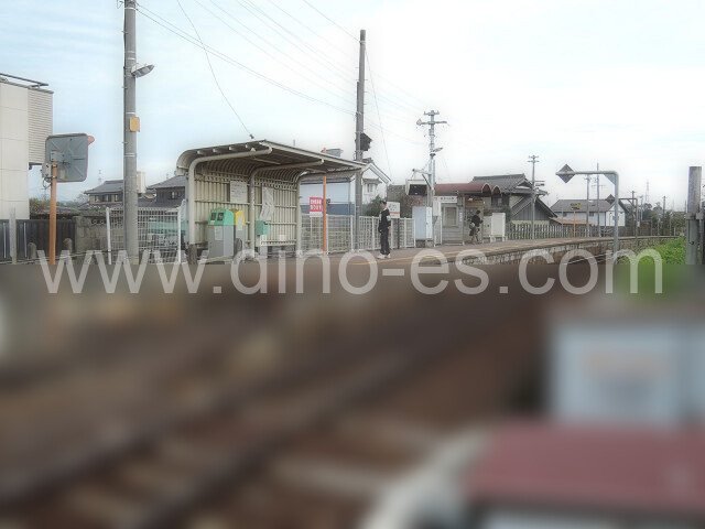 美濃川合メンズエステの駅前の写真です。picture of Mino-Kawai station where to find spa and massage salons