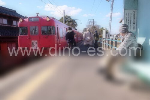 御嵩メンズエステの駅前の写真です。picture of Mitake station where to find spa and massage salons