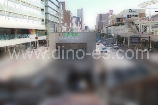 天王寺駅前メンズエステの駅前の写真です。picture of Tennōji Ekimae station where to find spa and massage salons