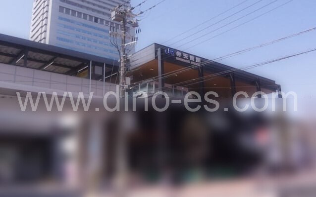 弁天町メンズエステの駅前の写真です。picture of Bentenchō station where to find spa and massage salons