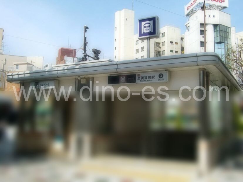 恵美須町メンズエステの駅前の写真です。picture of Ebisuchō station where to find spa and massage salons