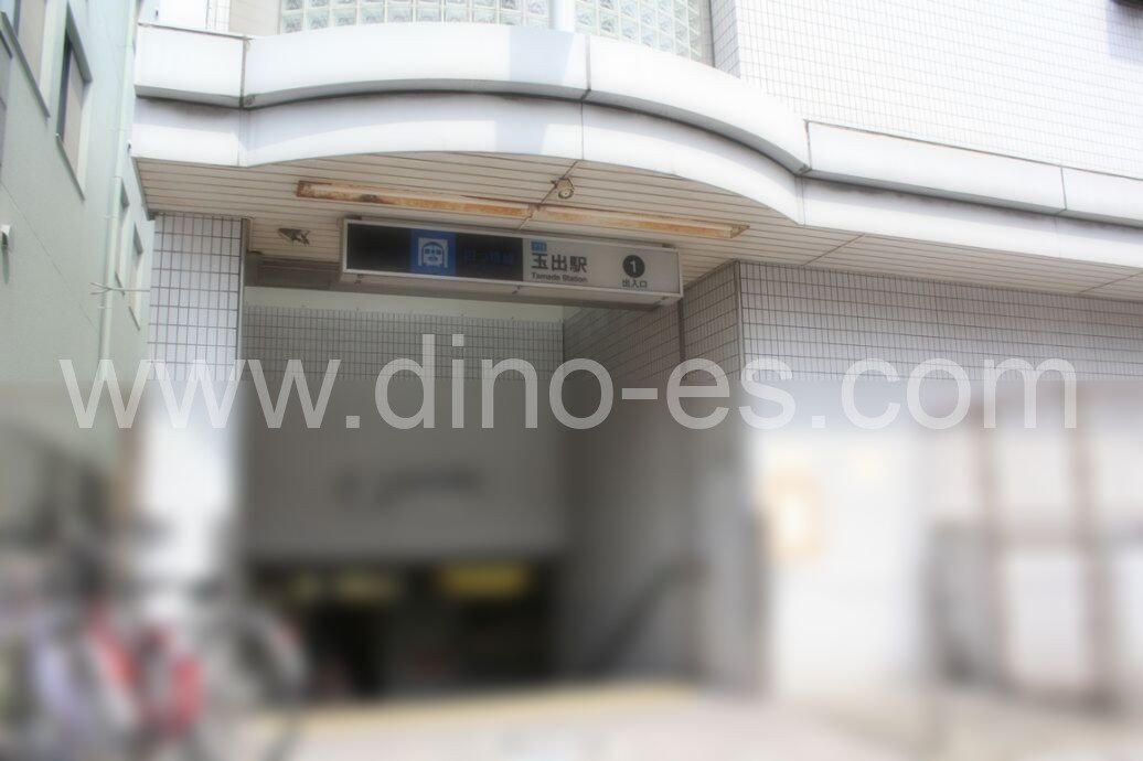玉出メンズエステの駅前の写真です。picture of Tamade station where to find spa and massage salons