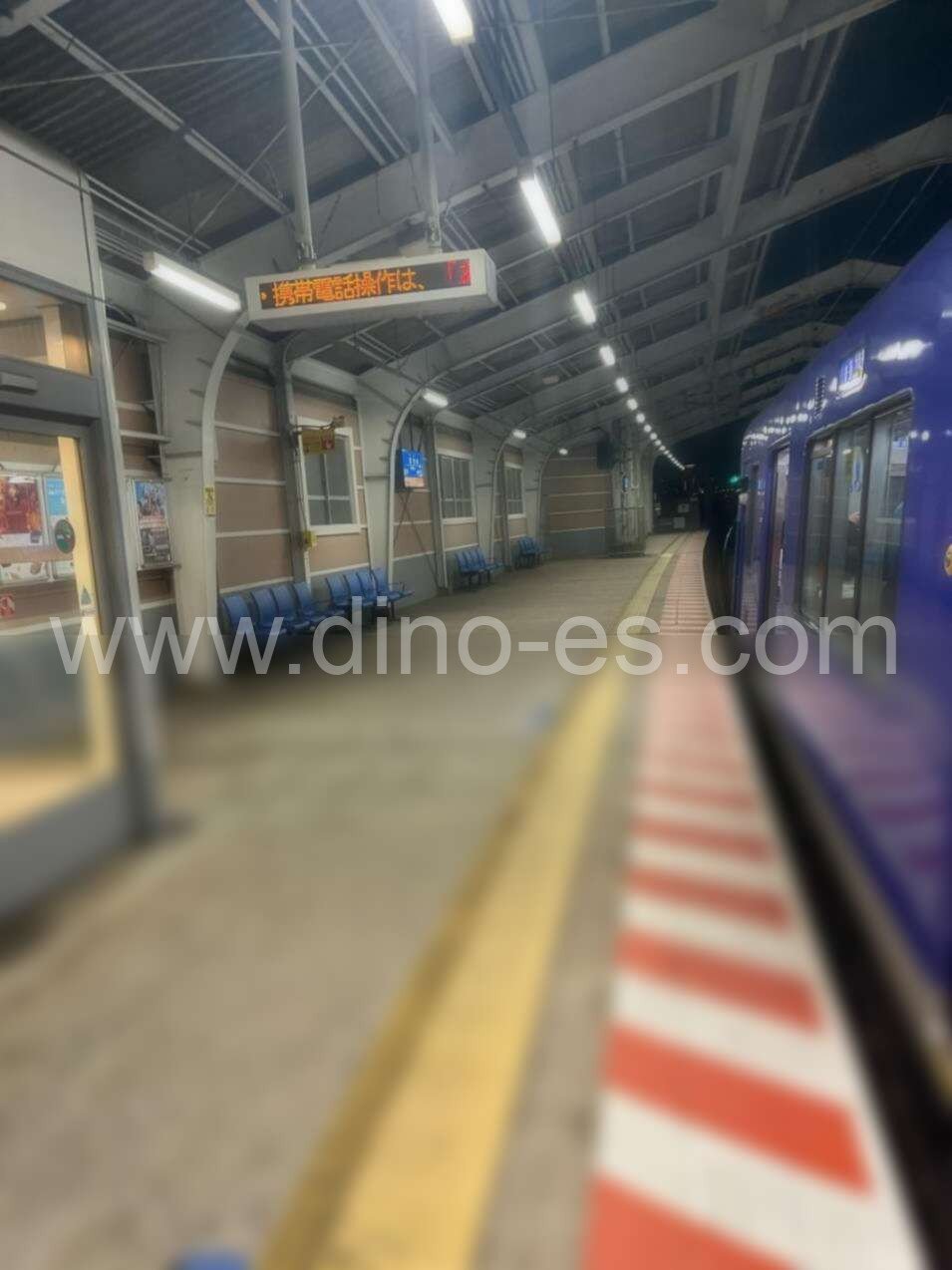 姫島メンズエステの駅前の写真です。picture of Himejima station where to find spa and massage salons