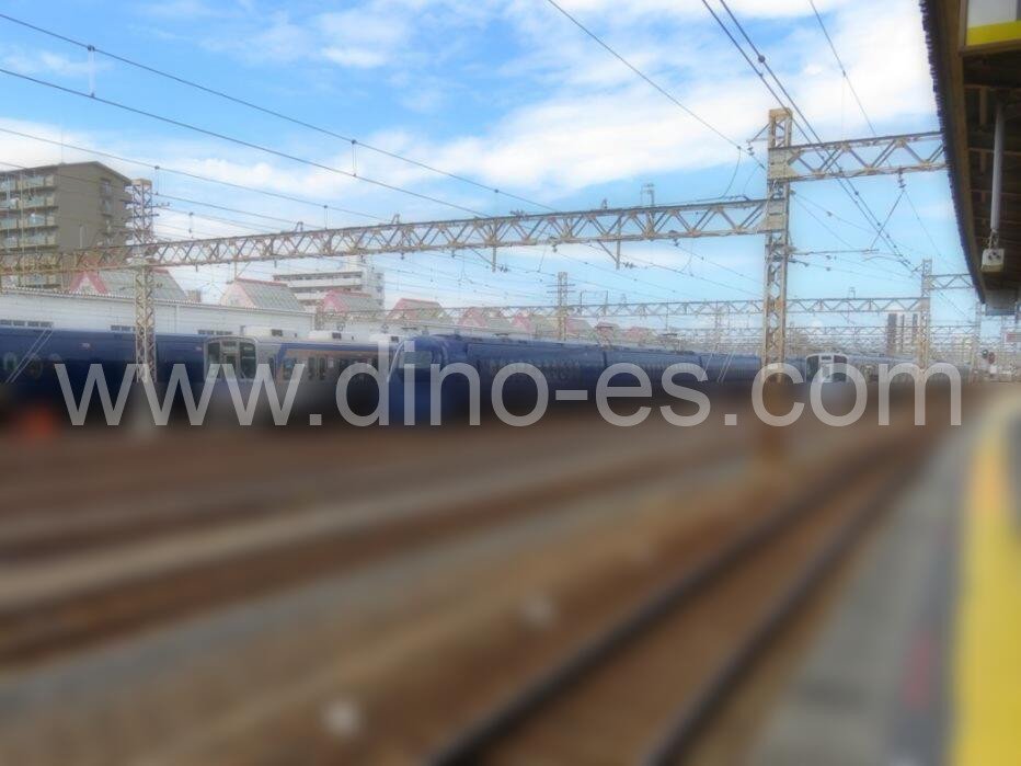 住ノ江メンズエステの駅前の写真です。picture of Suminoe station where to find spa and massage salons