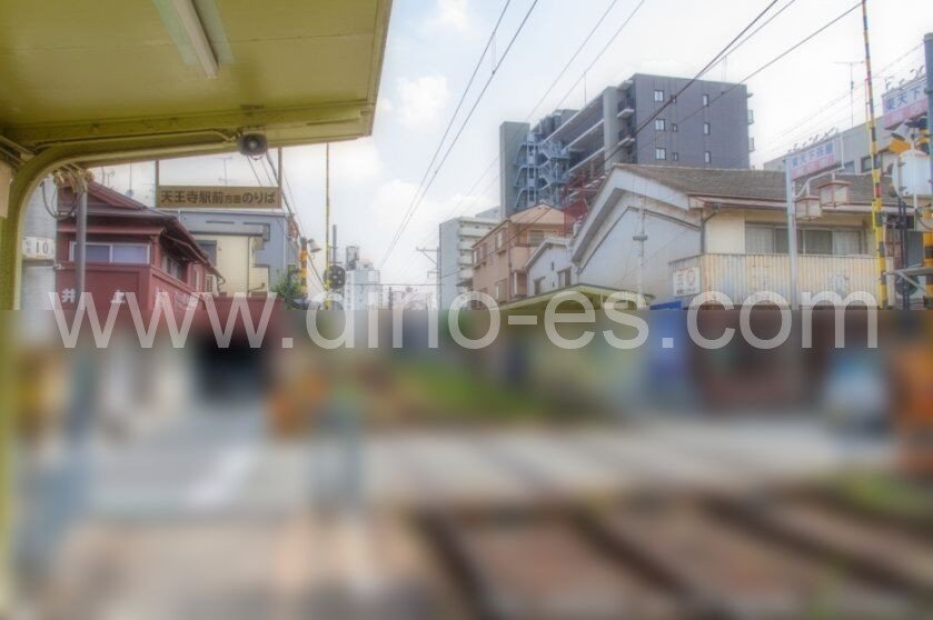 東天下茶屋メンズエステの駅前の写真です。picture of Higashi-Tengachaya station where to find spa and massage salons