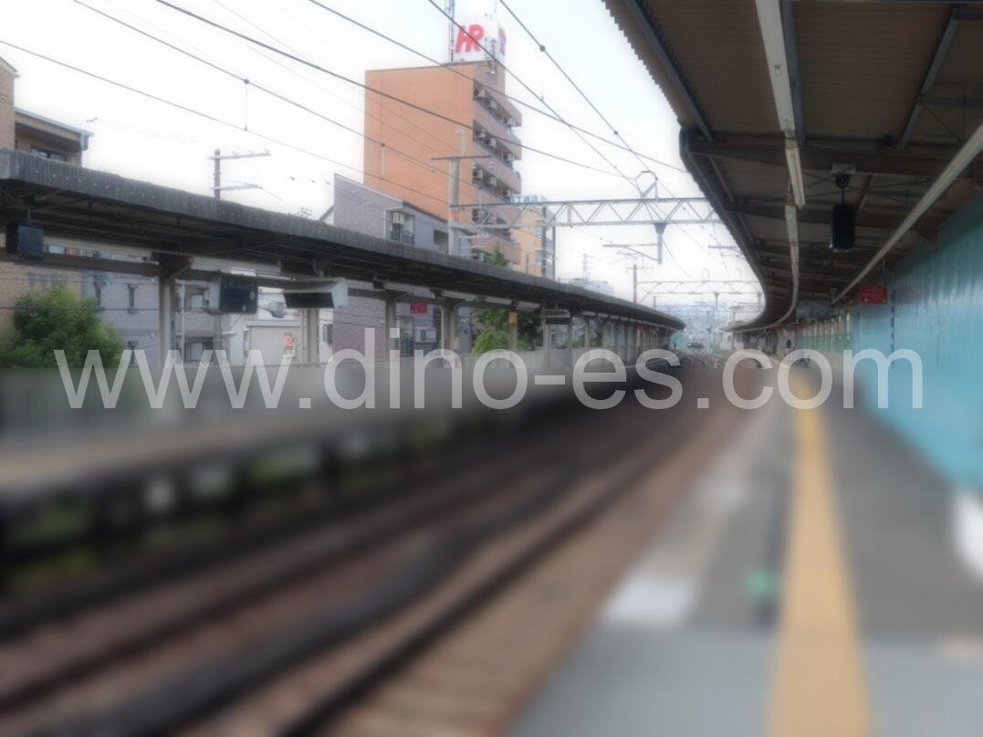 下新庄メンズエステの駅前の写真です。picture of Shimo-Shinjō station where to find spa and massage salons