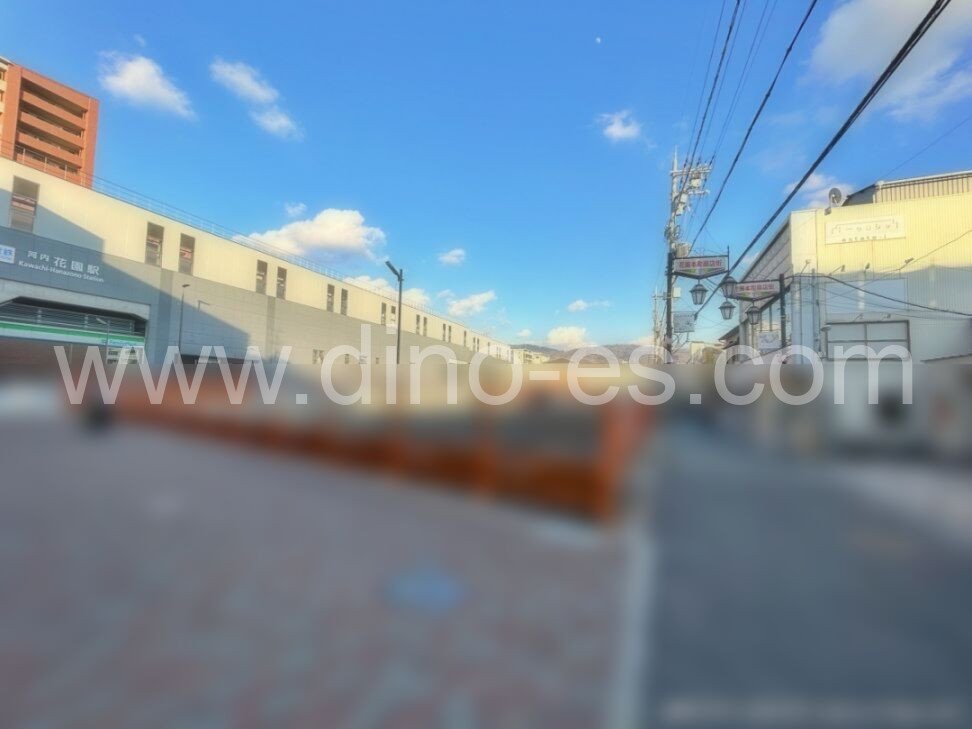 河内花園メンズエステの駅前の写真です。picture of Kawachi-Hanazono station where to find spa and massage salons
