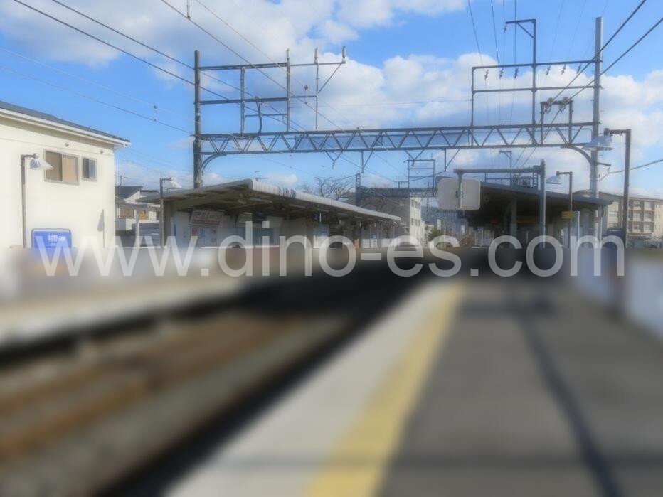 村野メンズエステの駅前の写真です。picture of Murano station where to find spa and massage salons