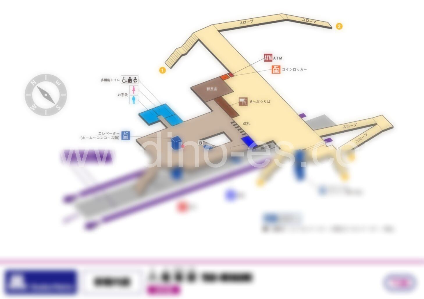 八尾南メンズエステの駅前の写真です。picture of Yaominami station where to find spa and massage salons