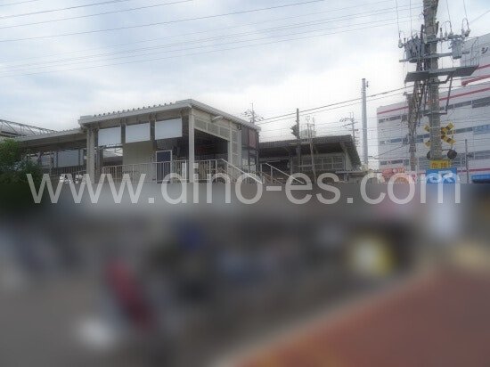 新家メンズエステの駅前の写真です。picture of Shinge station where to find spa and massage salons