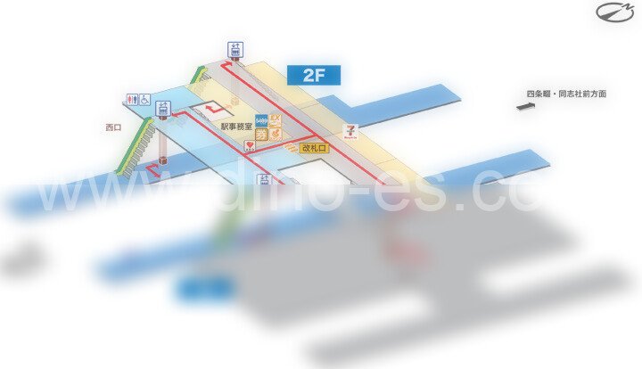 野崎(大阪)メンズエステの駅前の写真です。picture of Nozaki station where to find spa and massage salons