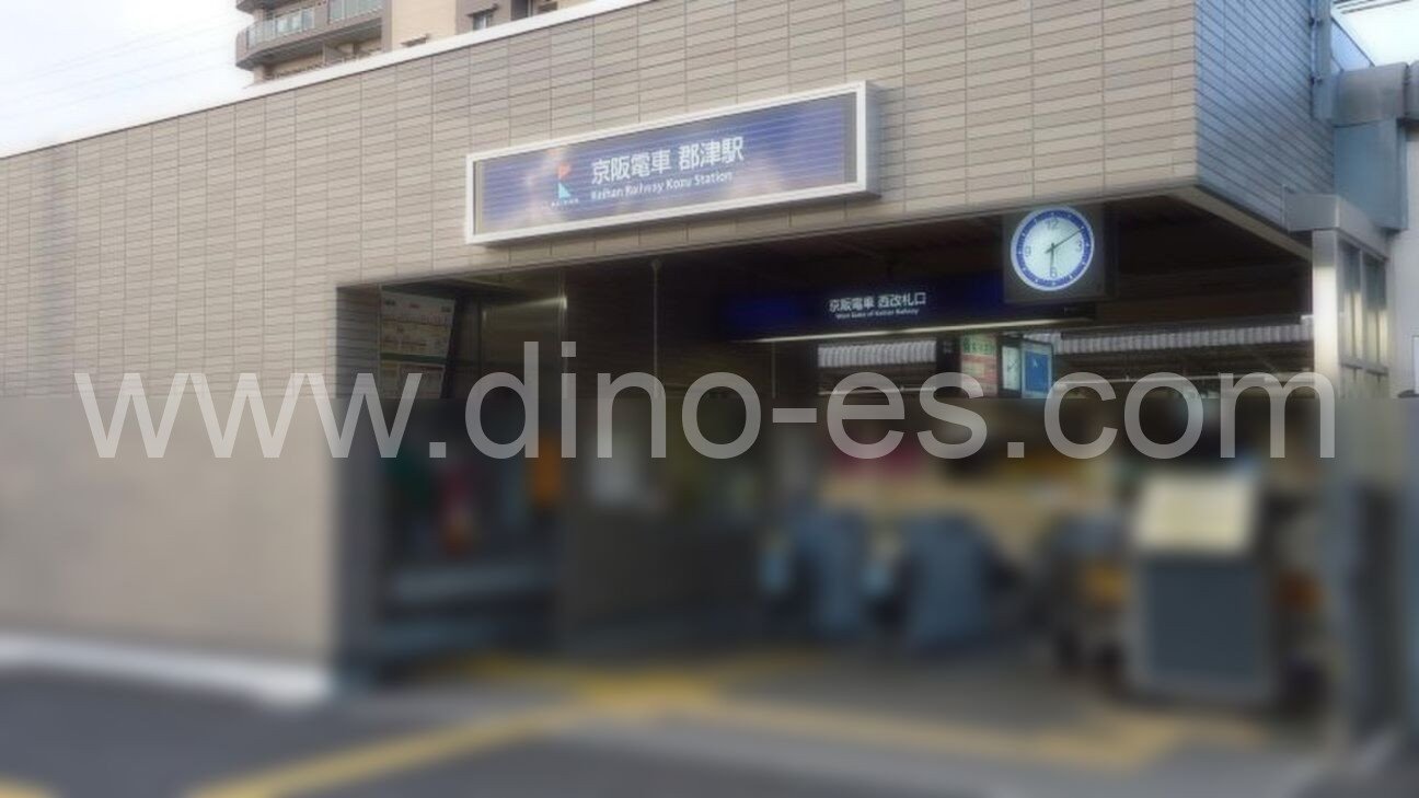 郡津メンズエステの駅前の写真です。picture of Kōzu station where to find spa and massage salons