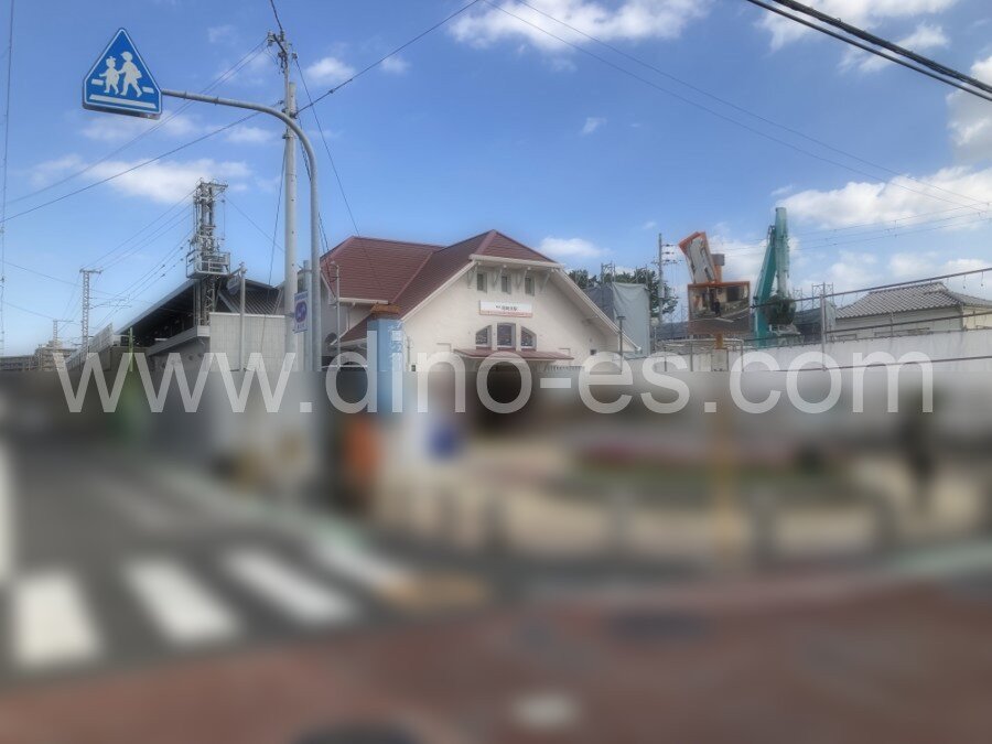 高師浜メンズエステの駅前の写真です。picture of Takashinohama station where to find spa and massage salons