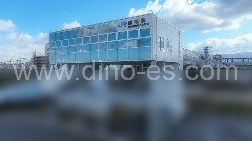 熊取メンズエステの駅前の写真です。picture of Kumatori station where to find spa and massage salons