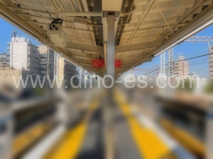 春日野道メンズエステの駅前の写真です。picture of Kasuganomichi station where to find spa and massage salons