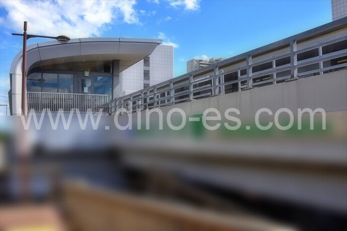 みなとじまメンズエステの駅前の写真です。picture of Minatojima station where to find spa and massage salons