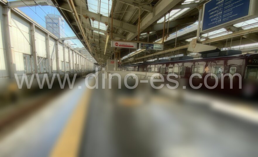 川西能勢口メンズエステの駅前の写真です。picture of Kawanishi-noseguchi station where to find spa and massage salons