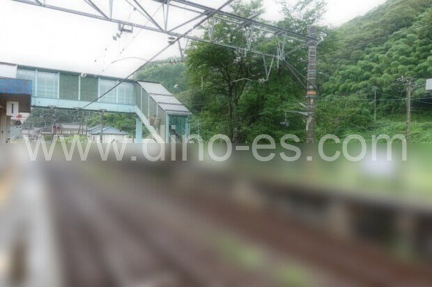 玄武洞メンズエステの駅前の写真です。picture of Gembudō station where to find spa and massage salons