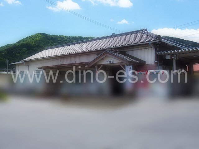 甘地メンズエステの駅前の写真です。picture of Amaji station where to find spa and massage salons