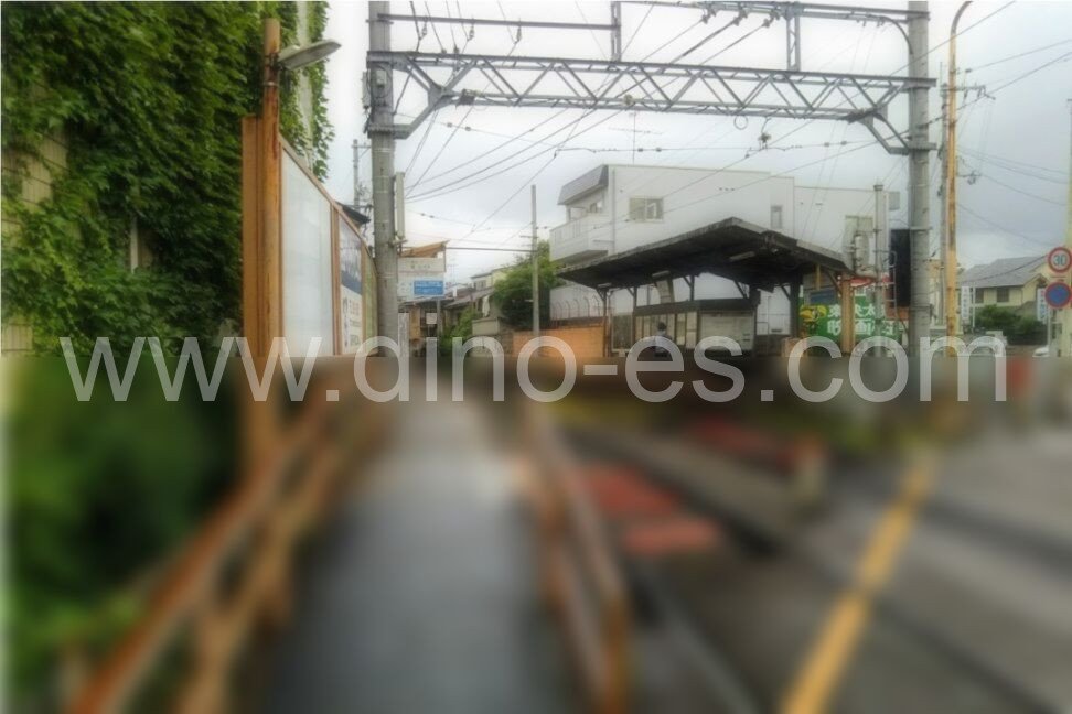 蚕ノ社メンズエステの駅前の写真です。picture of Kaikonoyashiro station where to find spa and massage salons